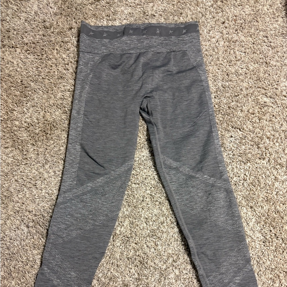 Golden Goose Gray Leggings Athletic Knit